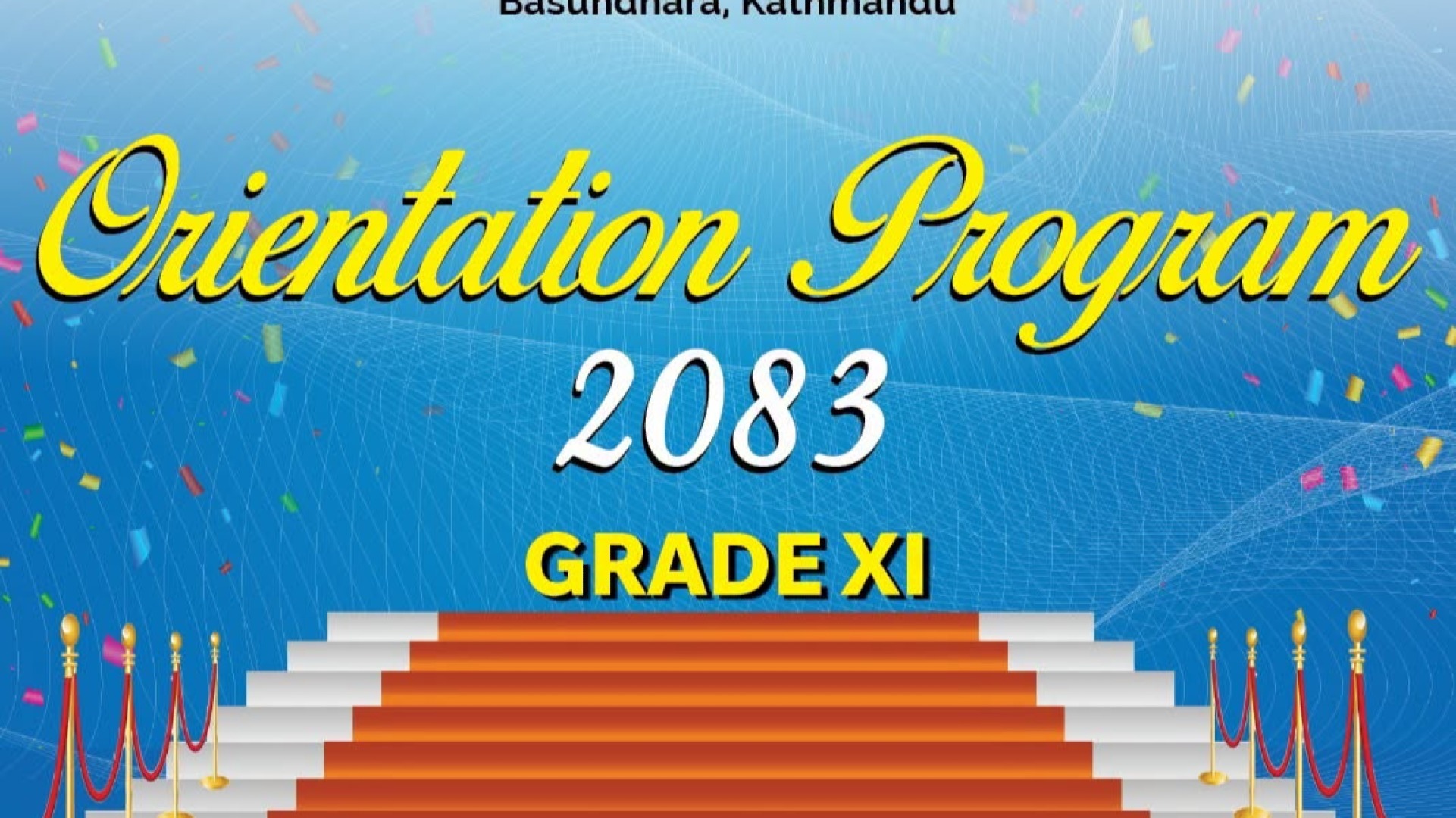 ORIENTATION PROGRAM - 2083