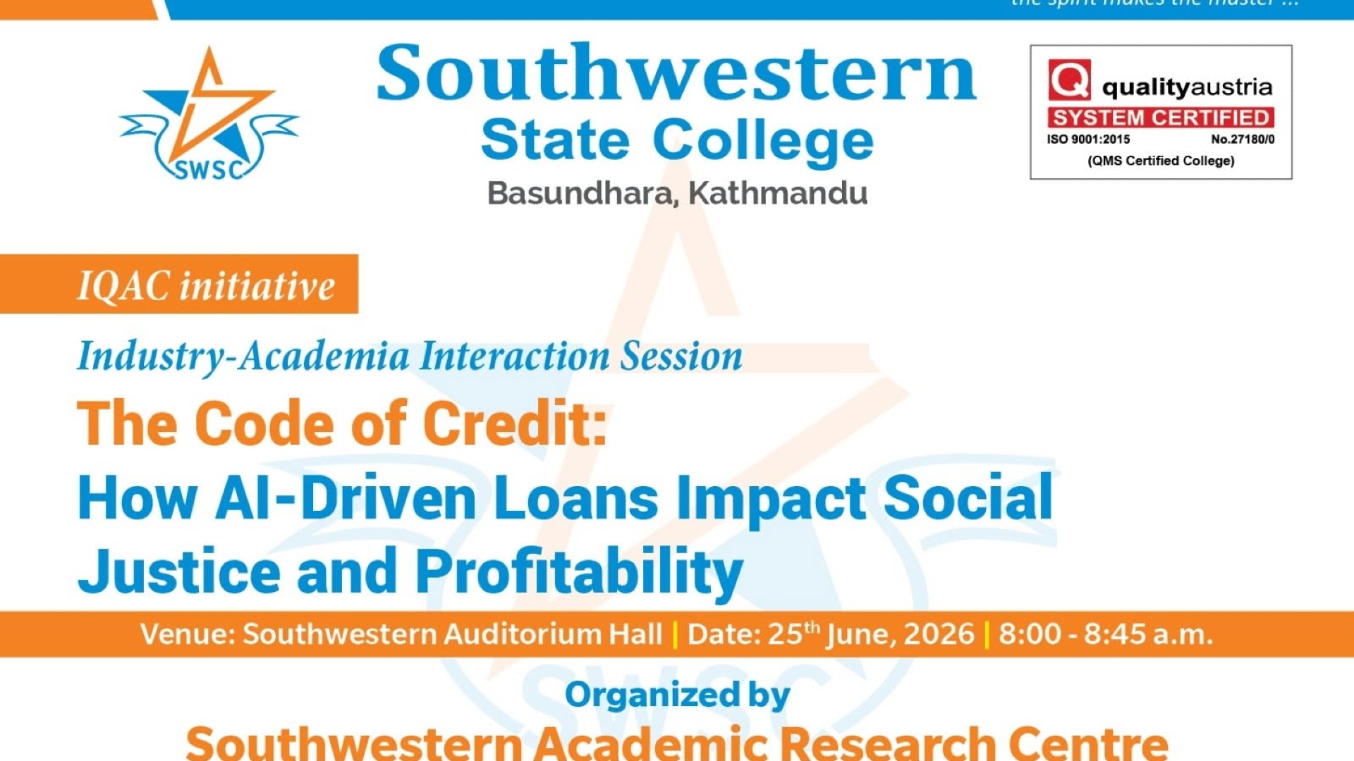 Institutional News