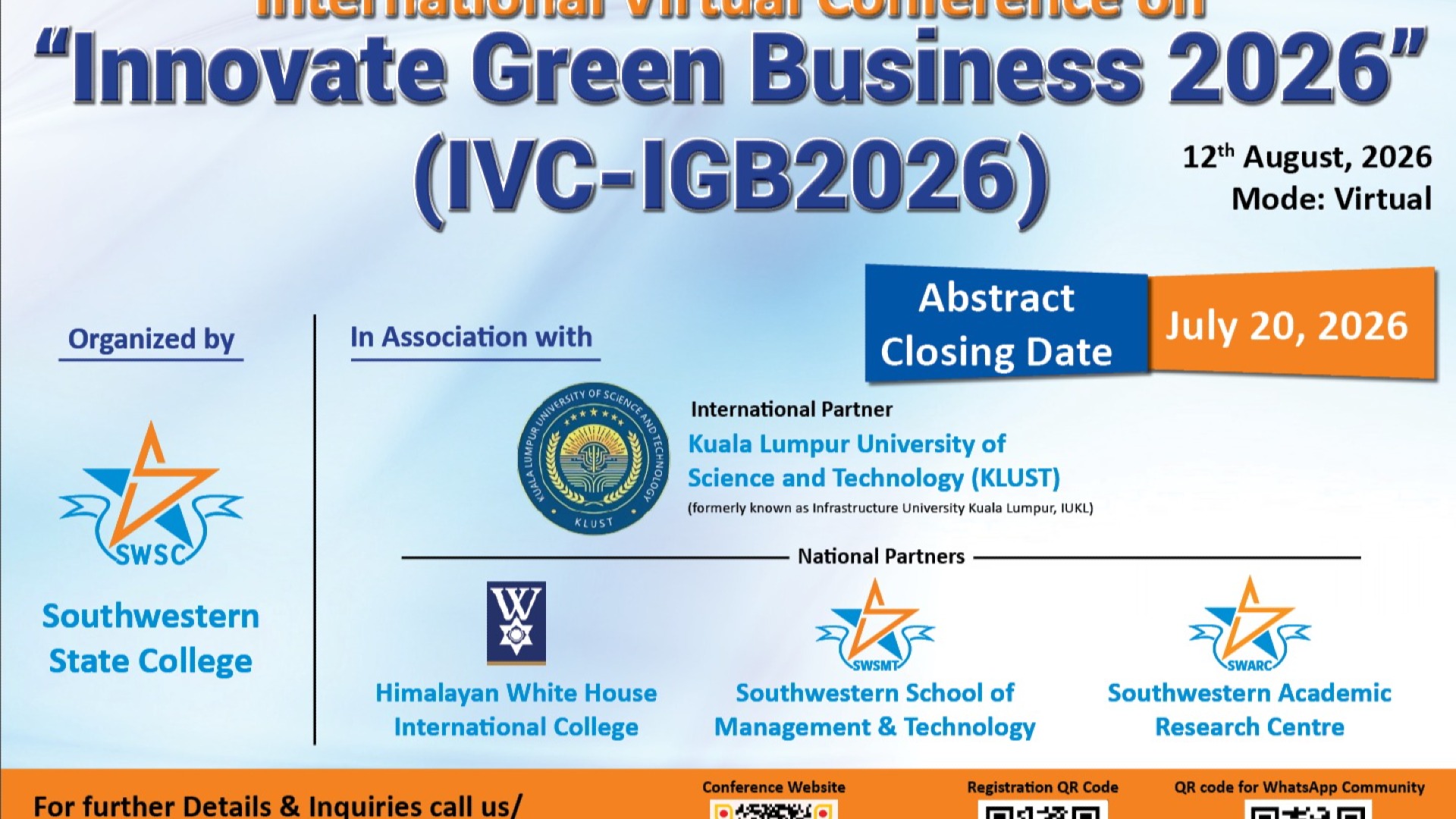 INNOVATE GREEN BUSINESS 2026